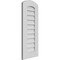 Ekena Millwork Arch Top Surface Mount PVC Gable Vent: Functional, w/ 3-1/2"W x 1"P Standard Frame, 14"W x 34"H GVPAR14X3401SF - alternate 2